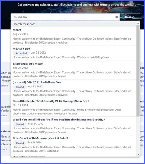 Bitdefender and Malwarebytes — Expert Community.